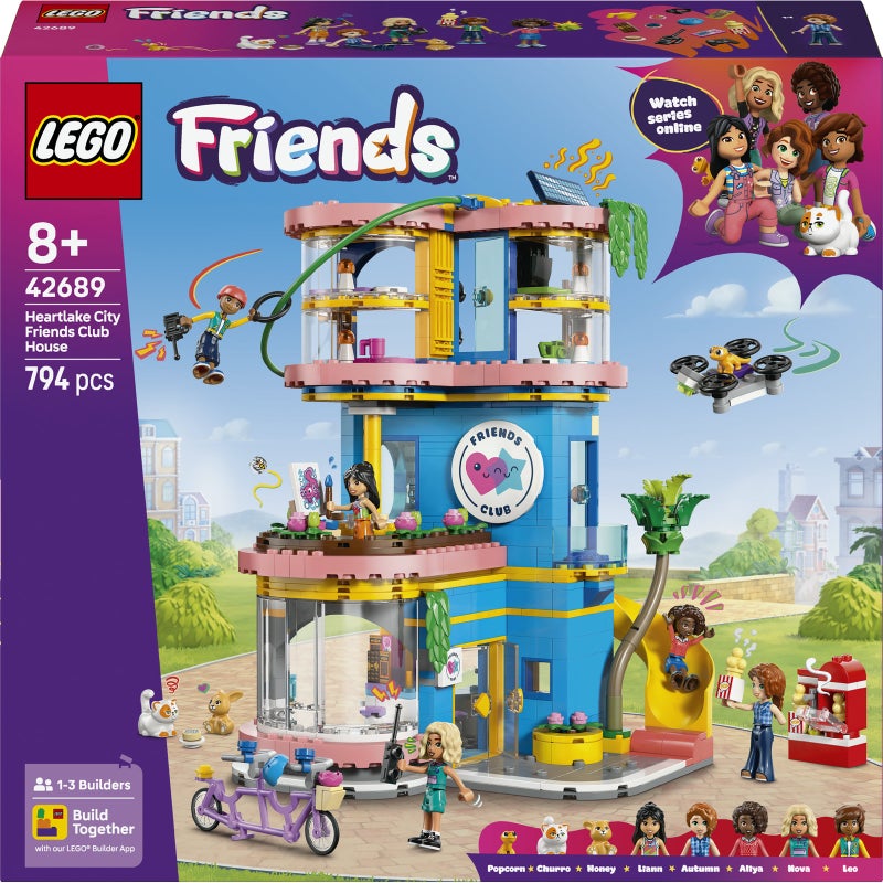 LEGO Friends Heartlake City Friends Club House 42689 Building Toy Set (794 Pieces) - Image 2